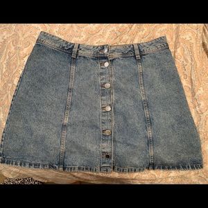 BRAND NEW DENIM SKIRT HIGH WAISTED